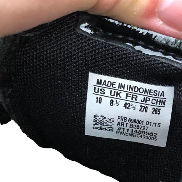 Rare 2015 Adidas Originals Superstar 80s Core Black Size 10 - Picture 5 of 16